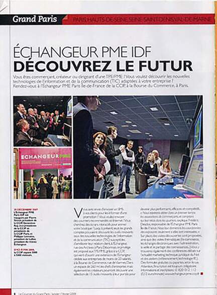 Virtual Showroom for the Paris Ile-de-France CCI SME Exchange